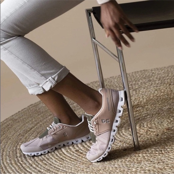 On Cloud Shoes - On Cloud Dusty Blush Pink/Rosebrown Camo Running Shoes w/Speed Lacing 8